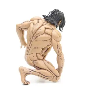 2022 vendita calda giapponese Anime attacco alla figura di titano modello giocattolo fondante Titan Eren Jaeger Action Figure con scatola di colore