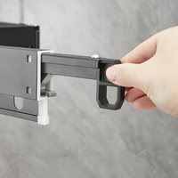 Moderner faltbarer Wäsche trockner Kleiderbügel aus Aluminium legierung Wand halterung Erweitern Sie die Wäsche ständer kleidung