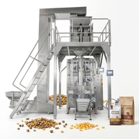 Machine d'emballage automatique VFFS 5kg 25kg pour aliments pour animaux, maïs, volailles, blé, et granulés