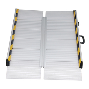 <span class=keywords><strong>Rampe</strong></span> portative en <span class=keywords><strong>aluminium</strong></span> mobile de fauteuil roulant pour des escaliers déplaçant le produit professionnel ISO9001 de taille - Product Image 2