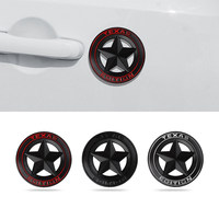 Emblema Metálico 3D Edición Texas de la Segunda Guerra Mundial, Estrella de Cinco Puntas, Insignia de Aluminio para Maletero de Camioneta