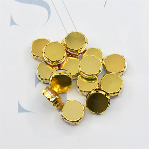 Multisize đầy màu sắc bốn góc vàng Claw tinh thể rõ ràng Vòng đá quý may trên <span class=keywords><strong>Rhinestone</strong></span> 8mm - Product Image 6