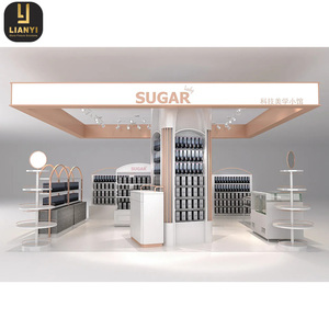 Hermoso diseño de quiosco de perfume cosmético Venta directa de fábrica Tienda de cosméticos al por menor Soporte de exhibición de muebles - Product Image 2
