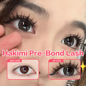 مجموعة رموش اصطناعية مقاومة للماء ذاتية اللصق مقاومة للرياح بطول مزيج من C كورل قابلة لإعادة الاستخدام-<span class=keywords><strong>2</strong></span>-<span class=keywords><strong>3</strong></span> مرات رموش لا غراء - Product Image 3