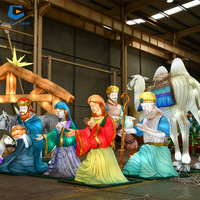 JFL-23 usine de haute qualité personnalisé thème Figure lanterne jésus Christ Festival lanterne