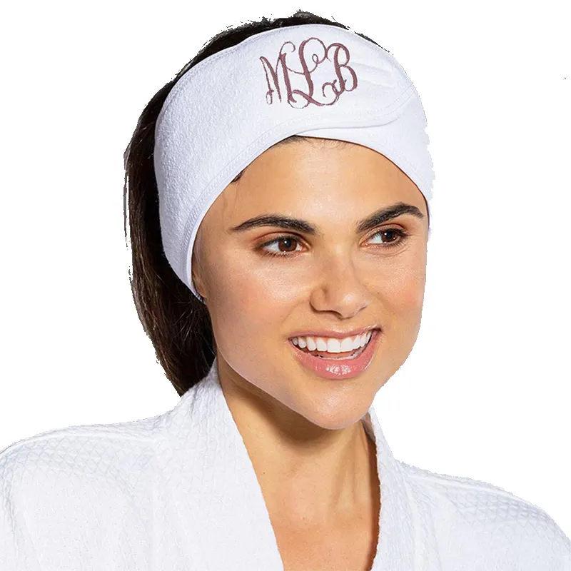 Fascia dell'asciugamano della stazione termale di Sport di Yoga della fascia per capelli di trucco facciale del panno di spugna di logo su ordinazione all'ingrosso
