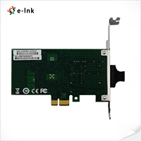 Carte réseau Ethernet fibre PCIe 100 Mbps pour serveur (basée sur Intel 82574)