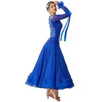 B-2063 Haute Qualité Nouvelle Norme Robe De Danse De Salon Femmes Filles Concurrence Lisse Robe De Danse Moderne Robe De Danse À Vendre