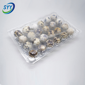 Chất Lượng Cao 24 Lỗ Pet Rõ Ràng Nhựa Vỉ Chim Cút Trứng Bao Bì Hộp Container Dùng Một Lần Chim Cút Khay Trứng - Product Image 3