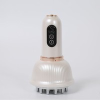 Masseur Électrique Portable Intelligent en Acier Inoxydable Alimenté par USB avec Fonction Musicale, Gua Sha, Ventouses et Grattage Corporel à Domicile
