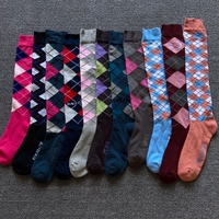 Tissu en coton de haute qualité à la mode OEM Design personnalisé Chaussettes équestres unisexes au genou