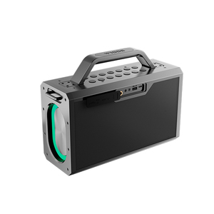 SODLK S1115 Altoparlante <span class=keywords><strong>Karaoke</strong></span> Portatile da 200W ad Alta Potenza con 2 Microfoni, Luci LED RGB, Telecomando, Batteria, Aux, per Uso Esterno - Product Image 6