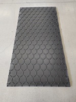 Tapis de protection du sol / Tapis routiers temporaires en PE / Tapis pour dragline, extrudés CNC, légers, découpés, 25 mm/20 mm, antidérapants, texturés