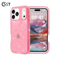 Coque de protection transparente antichoc 3 couches OEM/ODM pour iPhone 17 18 Pro Max