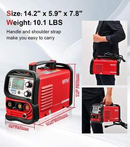 HONE FC135 1kg 110V Gasloses MIG-Schweißgerät MIG/Stab/Lift-Tig 3-in-1 mit Großem LCD-Display, Fülldraht MIG-Schweißer 110V - Product Image 5