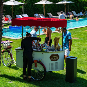 Carrito de Comida Móvil Prosky Street Classic Snack Mini, Carrito de Café y Helados, Vehículo de Venta Ambulante - Product Image 1