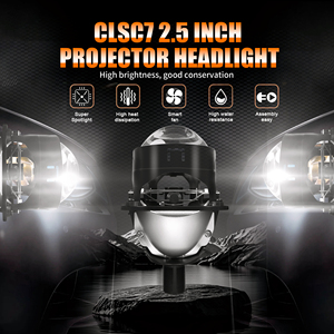 Kit di Retrofit per Fari <span class=keywords><strong>Auto</strong></span> con Lente Bi-LED Super Luminosa da 2,5 Pollici, Lampadina Bi-LED H4 H11, Facile Installazione Senza Perdite - Product Image 2