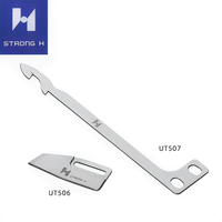 Lame de machine à coudre industrielle STRONG H UT506 UT507 Siruba C007E C007J pour point de recouvrement, couteau mobile et fixe pour fil