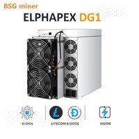 Elphapex DG1 + 13G 14G 14.4G 3920W Litecoin Dogecoin Miner Processeur de données informatique haute performance