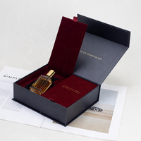 Boîte cadeau magnétique de luxe personnalisée, boîte en papier pour parfum, plateau en velours pour flacon de parfum, fabricant d'emballages OEM