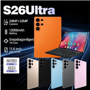 S26แท็บเล็ตอัลตร้า OCTA Core แอนดรอยด์โปรเซสเซอร์สูงเครือข่าย4G 24GB + 2TB พร้อมซิมคู่โมเดล2026ใหม่ - Product Image 1
