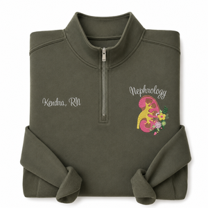 Sudadera Personalizada con Cierre <span class=keywords><strong>de</strong></span> Cremallera para Enfermeras <span class=keywords><strong>de</strong></span> Diálisis, Regalos para Enfermeras <span class=keywords><strong>de</strong></span> Diálisis, Regalo para Enfermeras, Navidad - Product Image 3