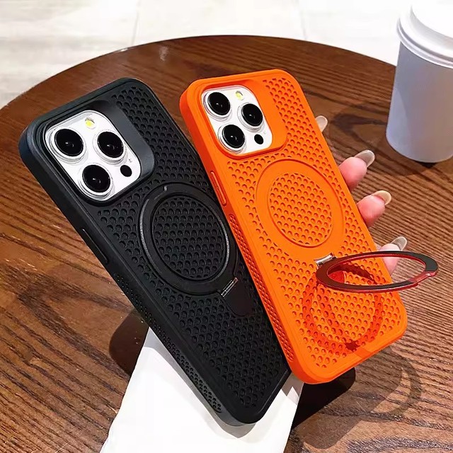 China Vendor Online Branded Design Heat Dissipation Phone Case Back Cover Mobile Accessories With Wireless Charger