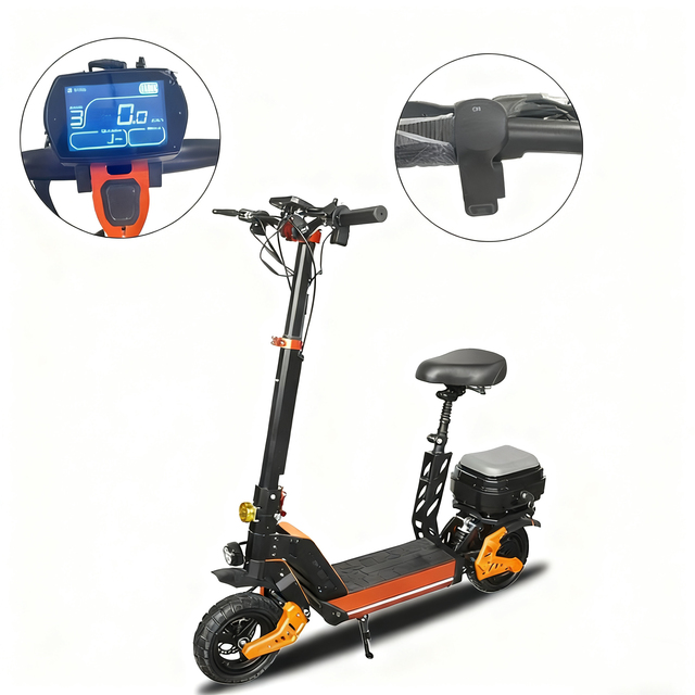 Electric Scooter 500W Lithium Battery Aluminum Alloy Foldable Waterproof 50-60km Range 49km/h Speed App Control