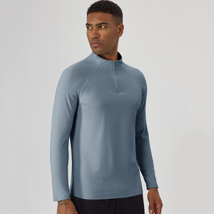 Giacca da Corsa PASUXI per Uomo con Mezza Zip, Foderata in Pile Termico, Traspirante, per Allenamento in <span class=keywords><strong>Palestra</strong></span>, Top Sportivo ad Asciugatura Rapida, Felpa Fitness - Product Image 4