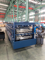 Machine de formage de rouleau de feuille de toiture en acier, profil émaillé IBR à Double couche, Machine de fabrication de tuiles de toit CNC