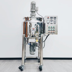 50L100L200L二重ジャケット電気加熱混合タンク工場価格ステンレス鋼小型実験室液体ミキサー - Product Image 3