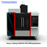 Centre d'usinage vertical CNC automatique haute précision Tsingziwa VMC 850 BT40 à prix compétitif