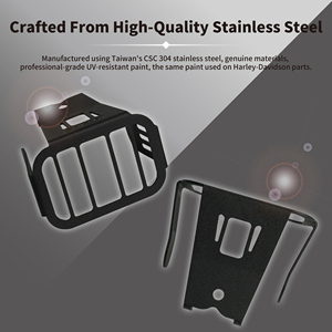 Cubierta de Luz Direccional Delantera de Aleación de Aluminio Negro Premium para Motocicleta YAMAHA BWS ZUMA - Product Image 5