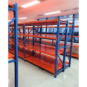 Boltless <span class=keywords><strong>Metal</strong></span> Storage <span class=keywords><strong>Rack</strong></span> für mittlere Beans pru chung Verstellbare Stahl regale für Lager-und Werks regals ysteme - Product Image 1