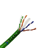 Cable de Red Estándar CAT6 CAT6A CAT5E 4pr 24awg, Cable LAN de Cobre UTP FTP SFTP
