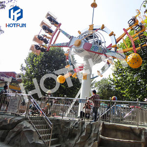 Équipement de sensations fortes en plein air de haute qualité Carnival Ride avec Paniclock pour les parcs d'attractions Centres commerciaux Vente de matériel en fibre de verre - Product Image 5