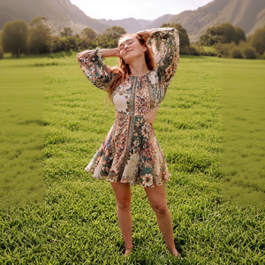 Élégant ensemble de maillot de bain 2 pièces avec cape, kimono long bohème en cristal et short pour femme - Product Image 1