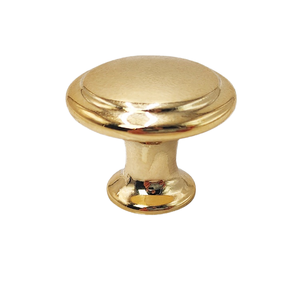 Kenop Kabinet Minimalis Modern Lubang Tunggal 30mm Bulat ABS Berlapis Elektro untuk Perabot Dapur - Product Image 1