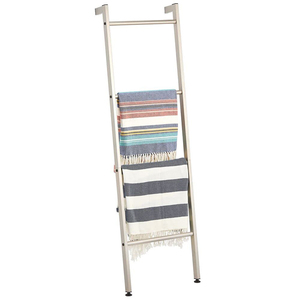 Whloesalas salle de bain mur penché décoratif porte-serviettes <span class=keywords><strong>échelle</strong></span> en métal porte-serviettes porte-serviettes - Product Image 4