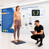 Scanner portable de semelles orthopédiques en gros avec capteur piézorésistif et écran externe pour diagnostic plantaire