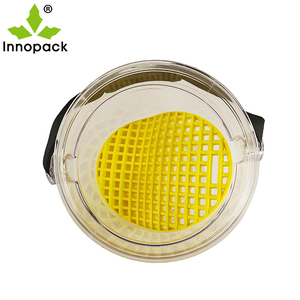 Cubo de herramienta de limpieza portátil transparente de nuevo Color personalizado Cubo de limpieza transparente multifuncional de calibre ancho con tapa - Product Image 3