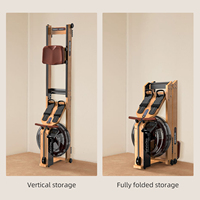 Bicicleta estática plegable magnética Snode con ruedas, silenciosa, resistencia variable, pantalla digital, equipo cardiovascular de bajo impacto para ejercicio diario familiar
