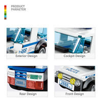 Wange 2888 Block Car Creative MOC Super Sports Racing Car Model Kids Educational Building Block Set Plastic Collection Toy Car