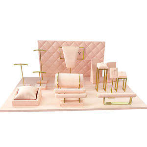 جديد مجوهرات عرض 2020 للقلادة حلقة معدنية تقف نافذة مجموعة عرض المجوهرات - Product Image 5