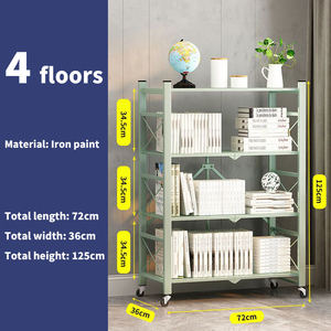 Nhà bếp tổ chức kệ sắt có thể gập lại Kệ nhà bếp tổ chức Kệ thép lưu trữ gấp lưu trữ Kệ đa tầng giá - Product Image 5