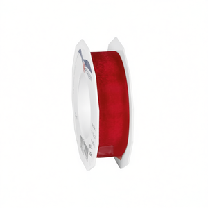 Org-Band 25mm <b>25m</b> Red Craft Ribbon For Decorating And Crafting - Product Image 2