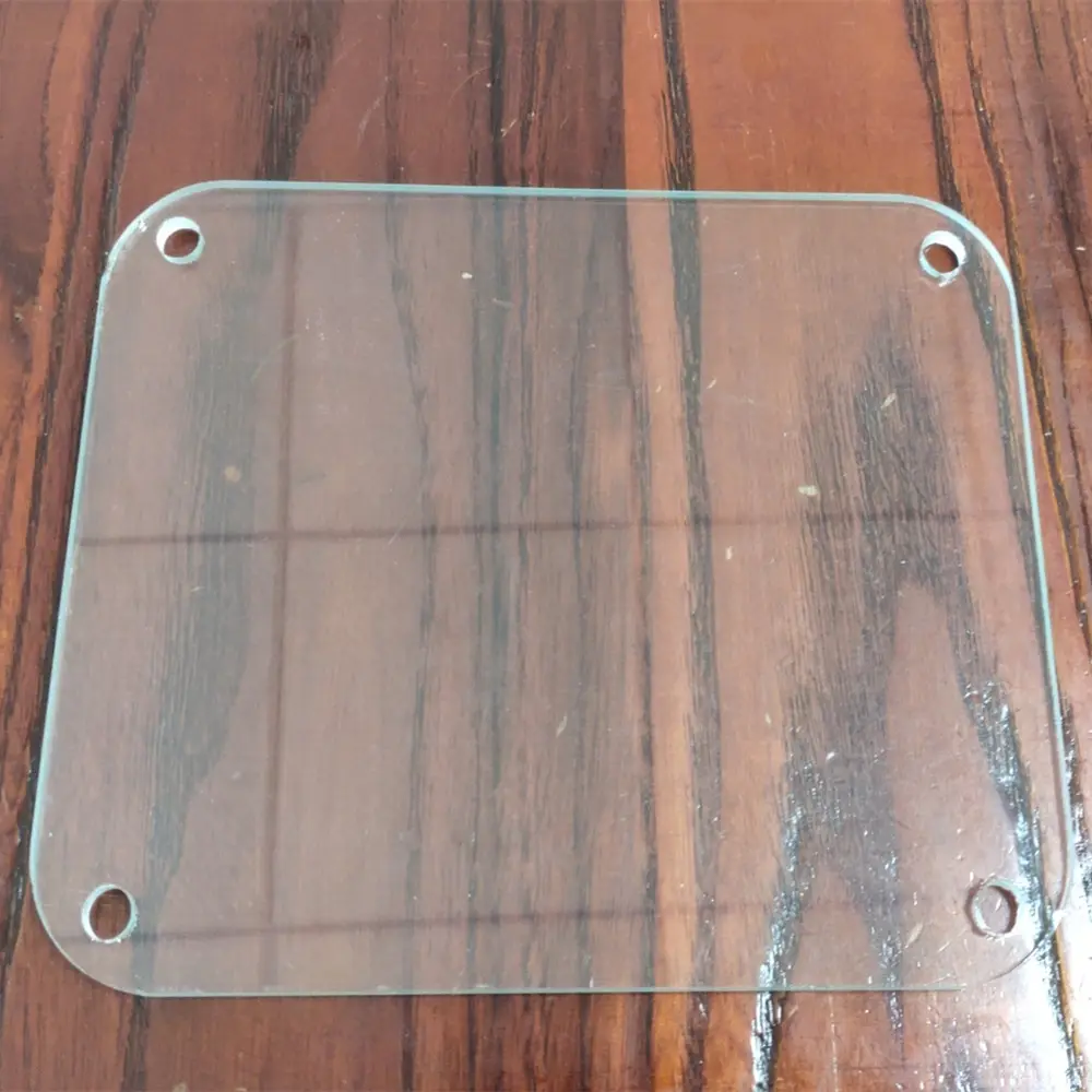 Tela temperada para impressão em vidro AR ultra transparente de 4 mm e 5 mm para cobertura de iluminação pública