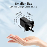 Offre Spéciale 3pin 2pin UK British Plug Chargeur à double port USB Chargeur mural 5 volts pour 2 appareils