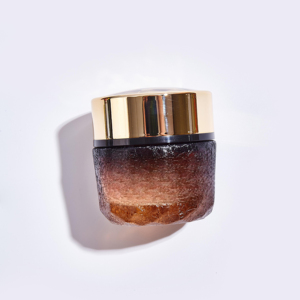 Factory Wholesale Custom Logo Round Brown 30ml-120ml Glass <strong>Cosmetic</strong> Skincare Bottles Set - Product Image 5