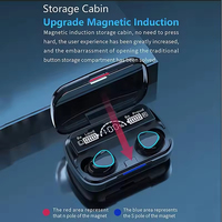 Écouteurs sans fil M10 Tws Bluetooth 5.3, écouteurs sportifs avec micro, boîte de charge, écouteurs pour tous les smartphones